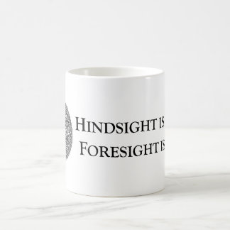 Het achterzicht is 20/20 Foresight is 2012 Koffiemok