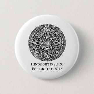 Het achterzicht is 20/20 Foresight is 2012 Ronde Button 5,7 Cm