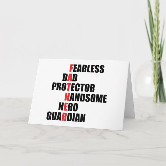 Het Acrostichon van de vader Kaart (Voorkant)