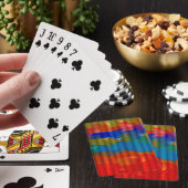 Het Acryl Schilderen van het bamboe Pokerkaarten (Insitu)
