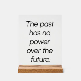 Het Acryl Teken van het Verleden Acryl Bord