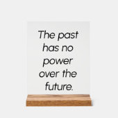 Het Acryl Teken van het Verleden Bord (Voorkant)