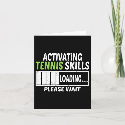 Het activeren van Tennis Skills Loading Please Wai Kaart (Voorkant)