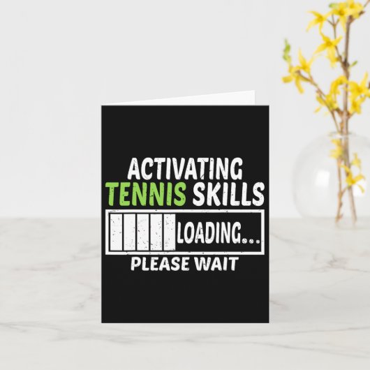 Het activeren van Tennis Skills Loading Please Wai Kaart (Gele Bloem)