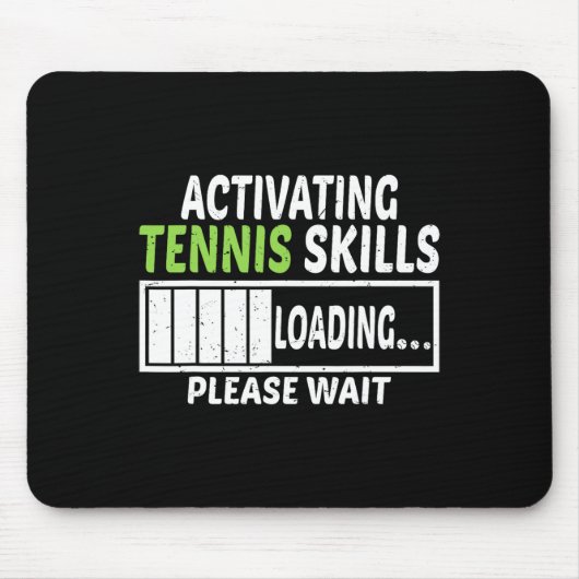 Het activeren van Tennis Skills Loading Please Wai Muismat (Voorkant)