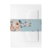 Het ademen van Bloemen - de Banden van de Belly vo Uitnodigingen Wikkel (Voorkant Voorbeeld)