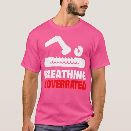 Het ademhalen is overbelast t-shirt (Voorkant)