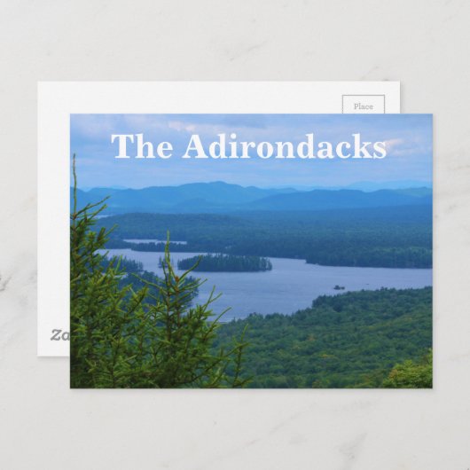 Het Adirondack-gebergte Briefkaart (Voorkant / Achterkant)