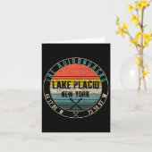 Het Adirondacks Lake Placid New York skiën Snowbo Kaart (Gele Bloem)