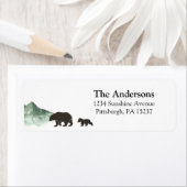 Het adres begint het Etiket van het Baby shower va (Insitu)