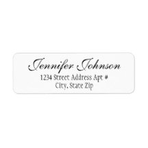 Het Adres Enveloplabels van het Adres van de Terug