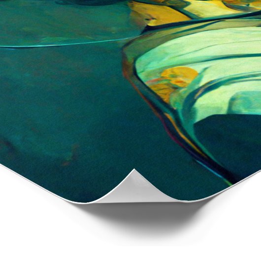 Het adres Fantasy Sci-Fi Poster (Hoek)