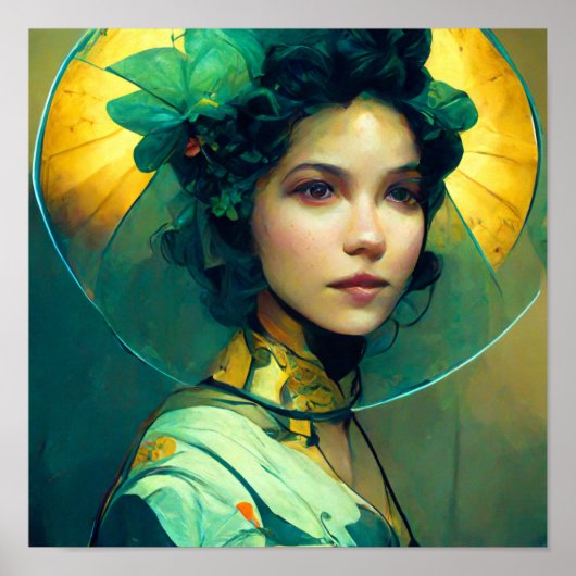 Het adres Fantasy Sci-Fi Poster (Voorkant)