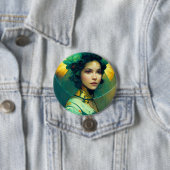 Het adres Fantasy Sci-Fi Ronde Button 7,6 Cm (In situ)