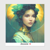 Het adres Fantasy Sci-Fi Sticker (Vel)