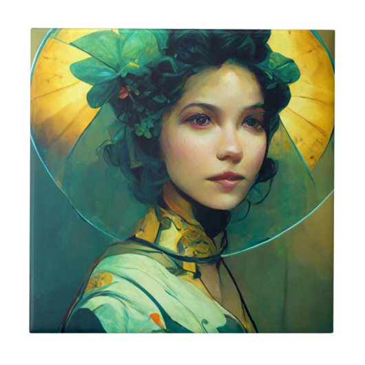 Het adres Fantasy Sci-Fi Tegeltje (Voorkant)