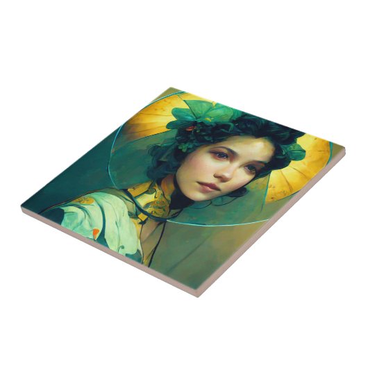 Het adres Fantasy Sci-Fi Tegeltje (Zijkant)