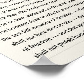 Het adres Gettysburg. Poster (Hoek)