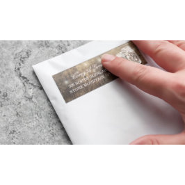 Het adres van de gast van het huwelijk Mason Jars  Sticker