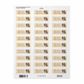 Het Adres van de Terugkeer Beagle Label (Full Sheet)
