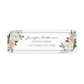 Het Adres van de terugkeer etiketteert een Magisch Etiket (Voorkant)