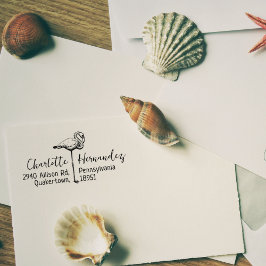 Het Adres van de Terugkeer Flamingo Rubberstempel