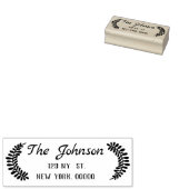 Het Adres van de terugkeer Rubber Stempel, het Adr Rubberstempel (Gestempeld)