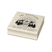 Het  Adres van de Terugkeer van de Band & van de B Rubberstempel (Stempel)