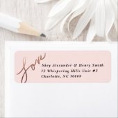 Het Adres van de Terugkeer van de Folie van de Sch Etiket (Insitu)