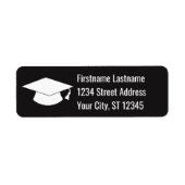 Het Adres van de Terugkeer van de Kappen van de gr Etiket (Voorkant)