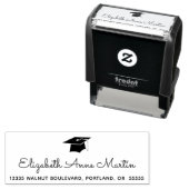 Het Adres van de Terugkeer van de Naam van de Korp Zelfinktende Stempel (In situ)