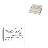 Het adres van de Terugkeer van de Namen van de Mod Rubberstempel (Gestempeld)