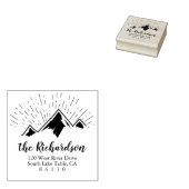 Het Adres van de Terugkeer van de Schets van de be Rubberstempel (Gestempeld)