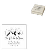 Het Adres van de Terugkeer van de Schets van de be Rubberstempel (Gestempeld)