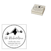 Het Adres van de Terugkeer van de Schets van de be Rubberstempel (Gestempeld)