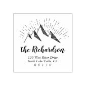 Het Adres van de Terugkeer van de Schets van de be Rubberstempel (Afrduk)