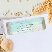 Het Adres van de Terugkeer van het Beach Wood van  Etiket