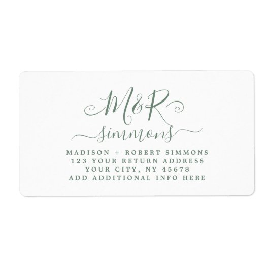 Het adres van de Terugkeer van het Manuscript van Etiket (Voorkant)