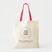 Het Adres van de website uploadt hier Uw Eigen Log Tote Bag (Voorkant)