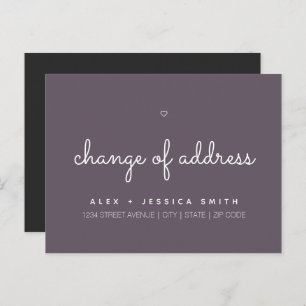 Het adres wijzigen dat we hebben verplaatst, is ee briefkaart