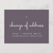 Het adres wijzigen dat we hebben verplaatst, is ee briefkaart (Voorkant)