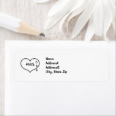 Het Adresetiket van de Campagne van Humaneness van Etiket (Insitu)