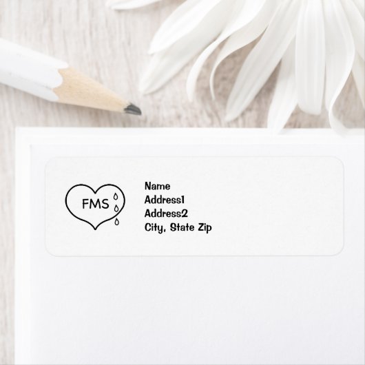 Het Adresetiket van de Campagne van Humaneness van Etiket (Insitu)