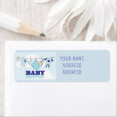 HET ADRESETIKET ` VAN DE TERUGKEER VAN HET BABY ETIKET (Insitu)