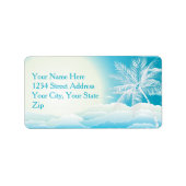Het adreslabel van TROPICAL OCEAN DREAMS Etiket (Voorkant)
