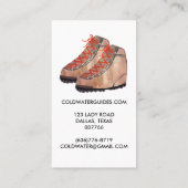 Het Adventure van de Heuke van de Camp van de buit Visitekaartje (Achterkant)