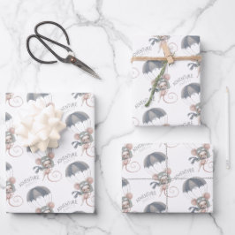 Het Adventure van de muis wacht het Verpakken Papi Inpakpapier Vel