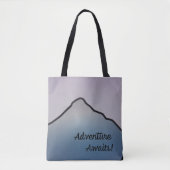 Het Adventure van de Scène van de berg wacht Canva Tote Bag (Voorkant)
