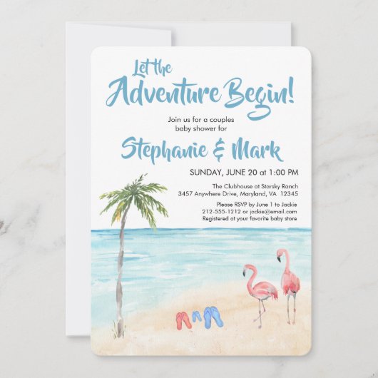 Het Adventure van het Surf van de Oostelijke Oceaa Kaart (Voorkant)