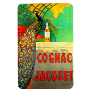 Het Adverterene Poster van Jacquet van de cognac Magneet